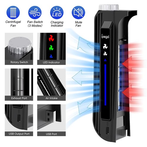 Usb ports cooling fan - for, ps5