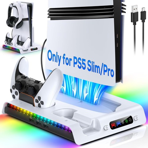 Ps5 rgb charging stand with - ps5,