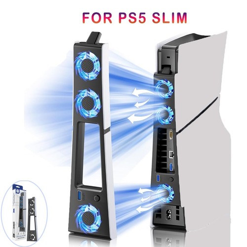 Ps5 slim cooling fan led - fan, usb