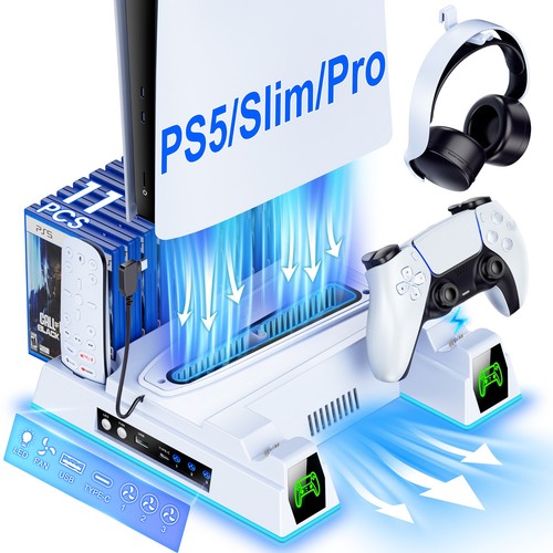 Ps5 stand cooling fan for - ps5,