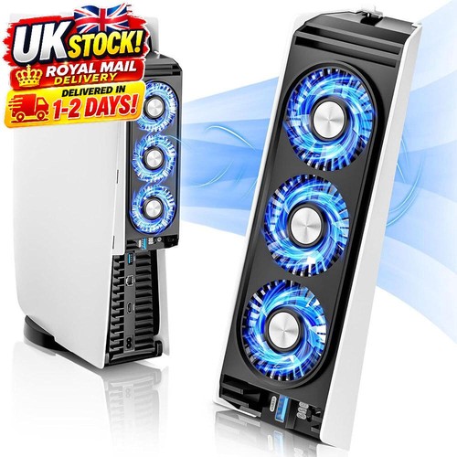 Cooling fan for ps5 - with, blue