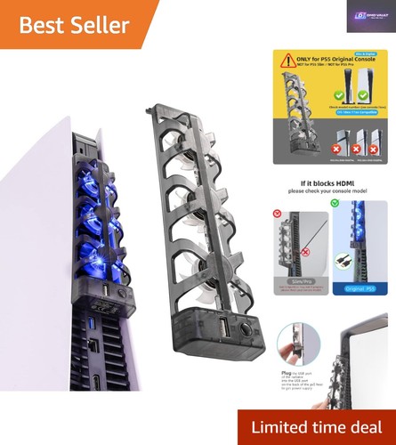 Ps5 cooling fan triple - -, triple-fan