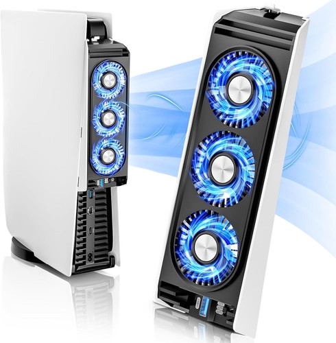 Upgraded quiet led cooler fan - upgraded,