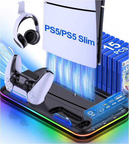 Ps5 cooling stand for - ps5, slim
